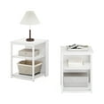 thumbnail image 6 of Furinno Camnus Modern Living End Table, Set of 2, Solid White/White, 6 of 6