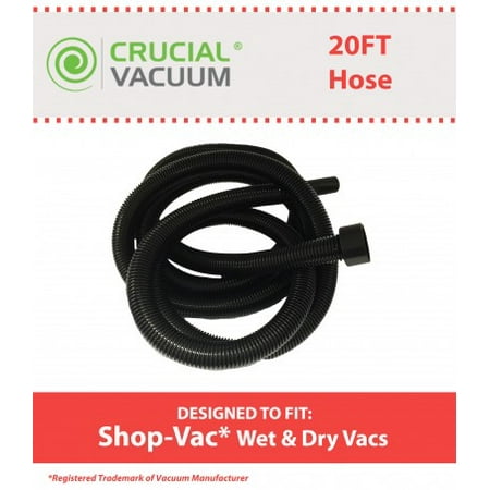 - Shop-Vac, Craftsman & Ridgid 20FT Foot Hose Fits Wet & Dry Vacs with 2-1/4 inch Cuff