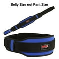 thumbnail image 3 of MRX Weight Lifting Belt with Double Back Support Gym Training Blue L, 3 of 5