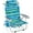Blue, variant on VibrantEcho Beach Chair, 330lbs Backpack Lounger with 5-Position Backrest, Storage Bag, Side Pocket, Towel Bar & Headrest, Foldable Low Beach Lounge, Portable Aluminum Lay Out Camp Chair (Blue)