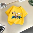 thumbnail image 5 of Camiseta de algodón de verano para niños con diseño de Papá Despicable, cómoda e informal, para bebés, con los Minions divertidos, para niños y niñas, 5 of 5