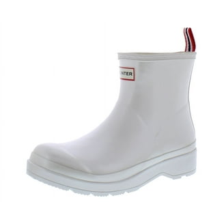 Hunter Wanderer Womens' Short Sherpa Snow Boots, White Willow