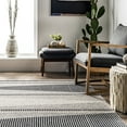 thumbnail image 5 of nuLOOM Estella Modern Geometric Cotton Flatweave Area Rug, 5' x 8', Estella Grey, 5 of 6