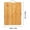 D #0, variant on Large Thick Wooden Cutting Board with Handles | Non-Slip Feet | Multipurpose Kitchen Chopping Board for Meat, Fruits, Vegetables | Serving Tray & Cheese Board (1PC)