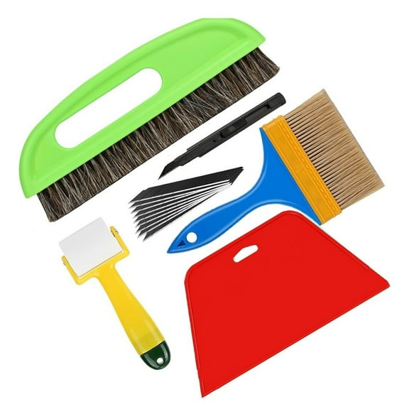 Wallpaper Smoothing Tool Set, Jademall 15 pcs Multi-Function Wallpaper Smoothing Tool with Squeegee Smoother,Seam Roller,Wallpaper Brush, Knife, Tools for Stick Wallpaper Wall Cleaning