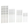 thumbnail image 1 of Diamond Drill Bit Set 20 Pieces 4 Sizes 1mm 1.5mm 2mm 2.5mm Twist Tip Jewelry Beach Sea Glass Shells Gemstones Lapidary, 1 of 5