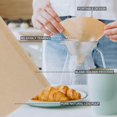 thumbnail image 4 of Coffee Filters Disposable 200Pc, #2 Cone Coffee Filters 2-6 Cups Natural Brown Paper, V02 Disposable Coffee Filter Fit for V60 Conical Shaped Pour Over Coffee Dripper and Drip Coffee Maker, 4 of 6