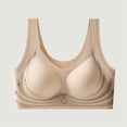 thumbnail image 3 of VISALY Sports Bras for Women High Support, High Support Adjustable Strap Full Coverage Up Bras Comfortable No Underwire Wireless Bras, Backless Bra, Seamless Bras, Bras, Sleep Bra (Khaki, M), 3 of 7