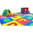 thumbnail image 3 of Alphabet Play Mat for Baby Large 60 Pieces 12inch. Total 71.5x71.5 inch 36 SqFt Interlocking Floor Puzzle EVA Tiles Playmat for Toddler and Kids Letters and Numbers with Edges., 3 of 3