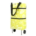 thumbnail image 2 of SPRING PARK Foldable Shopping Bag with Wheels, Foldable Shopping Cart, Reusable Grocery Bag, Shopping Bag, 2 of 7
