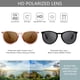 thumbnail image 2 of Gafas de sol SUNGAIT vintage redondas polarizadas UV400 para mujer y hombre, 2 of 7
