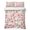 Pink, variant on Queen Quilt Set 90''x96'', Pink Flowers Lightweight Bedspread Coverlet Set with 2 Pillow Shams, Watercolor Spring Botanical Floral Leaves Breathable All Season Quilt Bedding for Bedroom/Guest Room