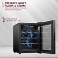 thumbnail image 2 of Schmécké 12-Bottle Freestanding Wine Cooler with Digital Temp & LED Lighting, 2 of 5