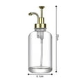 thumbnail image 6 of AQRS 2Pcs 17oz Coffee Syrup Dispenser Clear Glass Syrup Pump Bottle Coffee Bar Accessories Shampoo Dispenser for Home Hotel Restaurant, 6 of 8