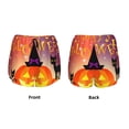 thumbnail image 3 of Susaid Halloween Print Women's High Waisted Running Shorts Quick Dry Athletic Gym Track Workout Shorts Zip Pocket-X-Large, 3 of 7
