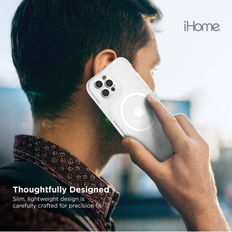 iHome Velo Gloss Silicone Case for iPhone 12 Pro, MagSafe