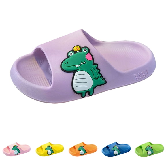 newwalpole Kids Cloud Slides Boys Girls Flip Flops Slip On Beach Sandals Youth Pool Shower Shoes Summer Slippers(11 Little Kids - 6 Big Kids) Blue for Size 13