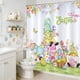 thumbnail image 5 of Cortina de Baño de Pascua, Sin Taladros, con 12 Ganchos, 5 of 6