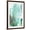 Brown Frame, variant on Art.com Mint Bubbles III Art Print by PI Studio, 24" x 36"
