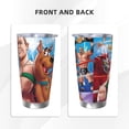 thumbnail image 3 of Saiise Scooby-Doo Print Tumbler 20 Oz Stainless Steel Vacuum Insulated with Straw Coffee Cup for Home,Office,Outdoor Works Great for Ice Drinks and Hot Beverage, 3 of 8