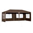 thumbnail image 1 of Outsunny 18.7' x 9.4' Party Tent, Garden Canopy Event Shelter, Coffee, 1 of 10