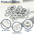 thumbnail image 3 of Arandela Plana M12 para Tornillo, 30Pcs Arandelas de Acero Inoxidable 304 12MM ID x 24MM OD x 2.5MM de Grosor (Tono Plateado), 3 of 6