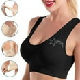 thumbnail image 5 of Women's Comfort Workout Sports Bra Low-Impact Activity Sleep Seamless Sports Bra Wirefree Yoga Bra With Removable Pads, 5 of 5