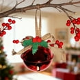 thumbnail image 4 of Fmbmuo Christmas Ornaments 1 Pcs Red Shatterproof Christmas Bells Decorations Metal Traditional Metallic Home Decor for Winter Holiday Indoor Decor, 4 of 4