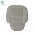 thumbnail image 4 of Deago Car Seat Cover, Edge Wrapping Car Interior PU Leather Car Seat Cushions Protector Front Car Seat Covers, Single Seat Cushion Cover Pad Mat for Auto Four-door sedan & SUV Driver (Gray), 4 of 10