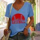 thumbnail image 2 of Camiseta sin mangas con cuello en V y estampado informal elegante para mujer OAVQHLG3B Store  lin121212, 2 of 5