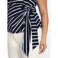 thumbnail image 4 of Terra & Sky Women’s Plus Side Tie Dolman Tee, Size 0X-5X, 4 of 5