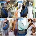thumbnail image 3 of Bolsa de transporte para perros, gatos, mascotas, perros, bolsas de hombro para transportadores, bolsas de lino para animales pequeños (grandes) Adepaton LN-1393, 3 of 7