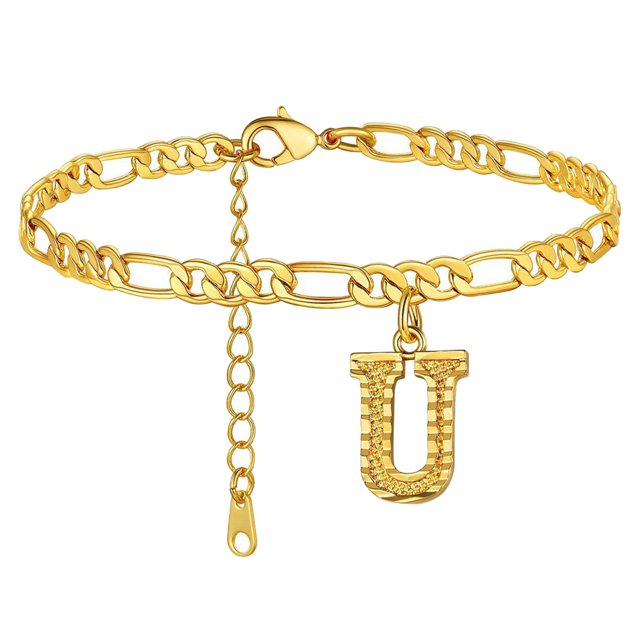 Boho Female Foot Chain 26 Letters Layer Hexagons Anklet Jewelry Anklet 26 Initial Anklet Bracelets For Women Letters Anklet Pearl Bracelet Men Flower Girl Bracelet Name Bracelet of The Rings Book Set