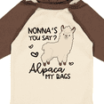 thumbnail image 4 of Inktastic Nonna's You Say Alpaca My Bags Boys or Girls Long Sleeve Baby Bodysuit, 4 of 5