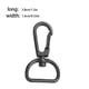 thumbnail image 4 of Jumpingount Clips de mosquetón Cierre de langosta multiusos Llaveros Accesorios deportivos al aire libre Accesorios deportivos al aire libre Ropa, zapatos y accesorios Miscelánea Negro, 4 of 6