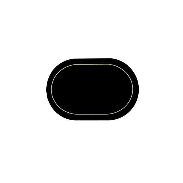 Vwrxbz Solid Color Leather Placemat Oval Oil-Proof Non-Slip Table Mat Reversible Insulation Pad for Western Dining