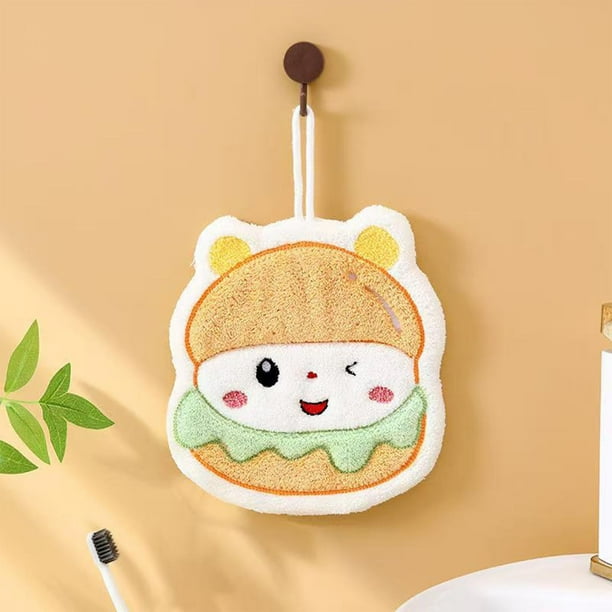 Lunxisen 2 Pcs Kitchen Dish Towel Cute Food Theme Kitchen Dishcloth Check Absorbent Drying Cleaning Dishcloth Bar Hilarious Hand Towel Gift for Baking