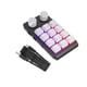 thumbnail image 4 of Teclado de 12 teclas RGB antideslizante con cable USB con 2 perillas Teclado estándar Teclado de programación Mini teclado para juegos Diseñadores de Blanco Sunnimix Mini teclado, 4 of 8