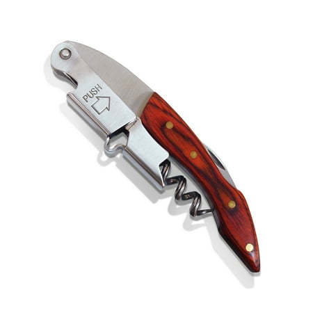 Epicureanist Dark Wood Corkscrew (double hinge)