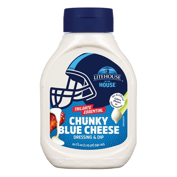 Litehouse Chunky Blue Cheese Dressing & Dip, 20 fl oz