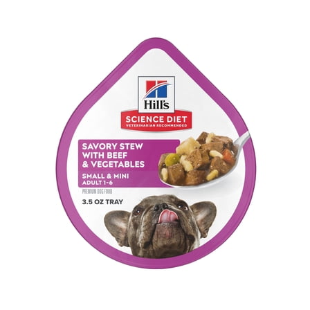 Hill's Science Diet Beef & Vegetables Wet Dog Food, 3.5oz Tray 12pk