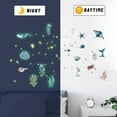 thumbnail image 5 of Glow in The Dark Under The Sea Wall Decals Glowing Ocean World Themed Wall Stickers Sea Turtle Seaweed Jellyfish Removable Wall Decor for Bathroom Bedroom Nursery Boys Room for DIY, 5 of 9