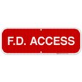 thumbnail image 1 of FD Access Sign, Fire Safety Sign,, 1 of 8
