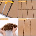 thumbnail image 6 of Interlocking Deck Tiles, 12 inch (Pack of 44), Patio Flooring Outdoor Waterproof for Garden Poolside Front/Back Yard, 6 of 8