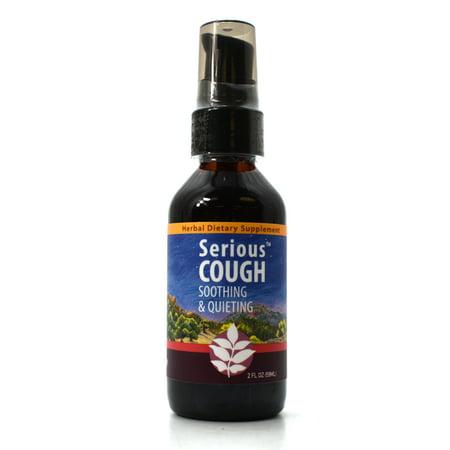 WishGarden Herbal Remedies WishGarden Herbs — Serious Cough Herbal Formula —  Gluten Free — 2 oz Pump