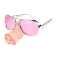 thumbnail image 3 of Gafas de nariz grande de cerdo jinwen Gafas de sol de fiesta para adultos y niños rosa, 3 of 8