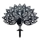 thumbnail image 2 of onlyliua Ofertas Del Día Tarjeta de Enchufe de Tierra de Pavo Real de Hierro y Metal, Decoración de Jardín, Decoración de Jardín, Decoración de Árboles, Artesanías, 2 of 7