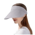 thumbnail image 1 of Sombrero de paja de ala ancha para el verano - Gorra de playa plegable para mujer - Accesorio ligero y transpirable para exteriores, 1 of 4