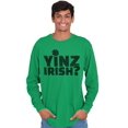 thumbnail image 5 of Yinz Irish Funny St Patrick's Day Long Sleeve TShirt Men Women Brisco Brands L, 5 of 6