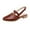 Brown, variant on OAVQHLG3B Wedge Sandals for Women Women's Pointed Flat Shoes Weave Casual Shoes Solid Comfortable Sandals Shoes